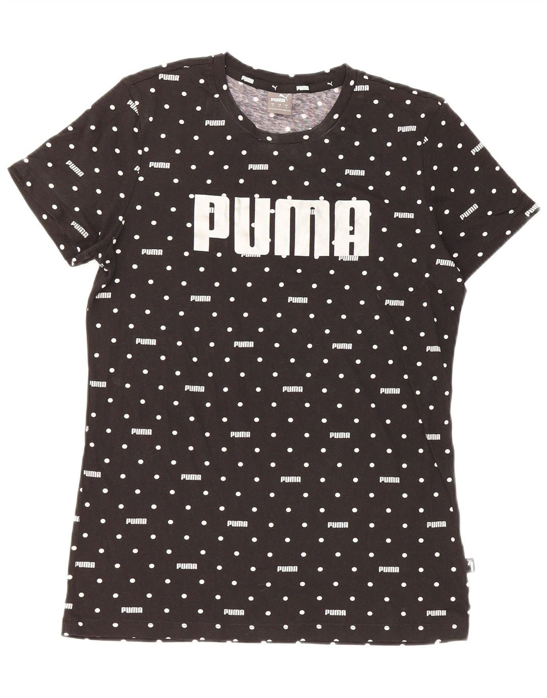 Puma Camiseta Masculina Graphic Top Pequeno Preto