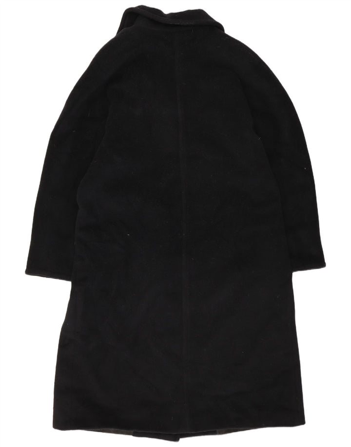 Casaco feminino Marella com peito duplo Reino Unido 12 lã preta média