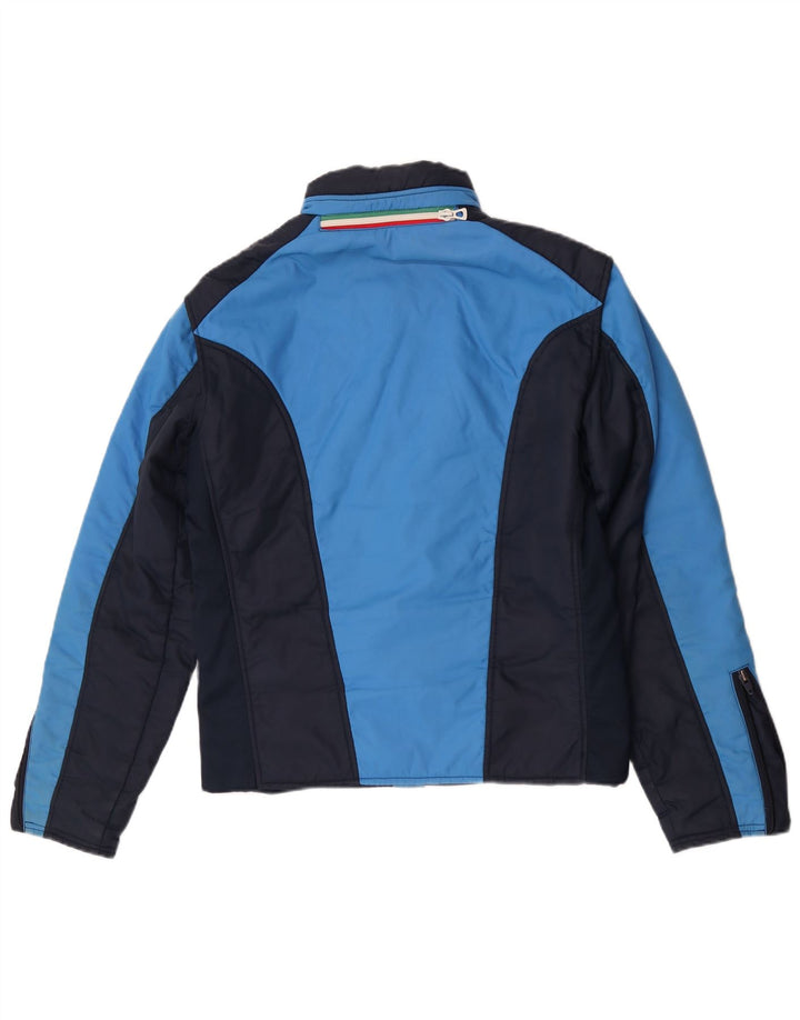 Jaqueta acolchoada feminina Samas IT 50 XL azul colorblock nylon