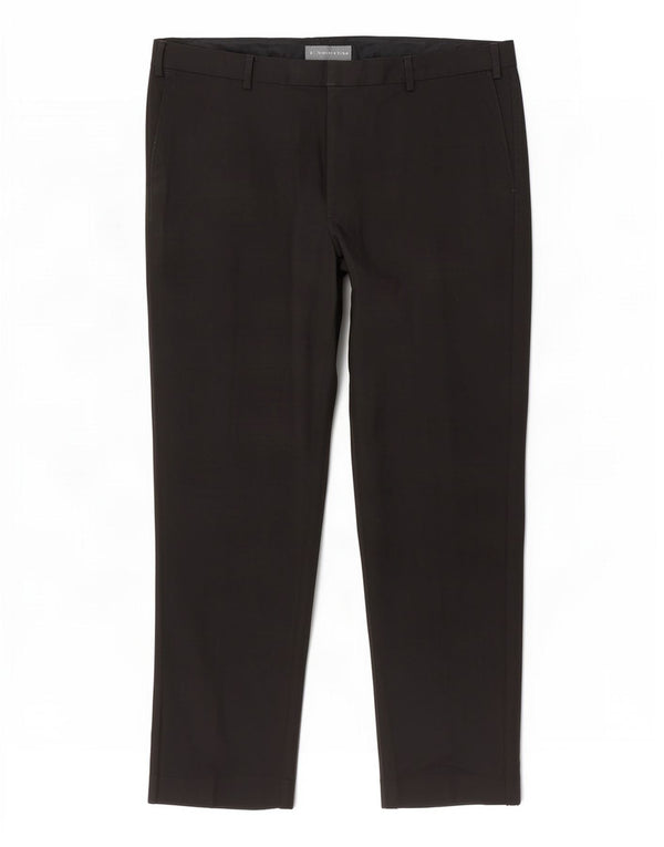 Calça masculina Marks & Spencer reta regular fit W42 L31 preta