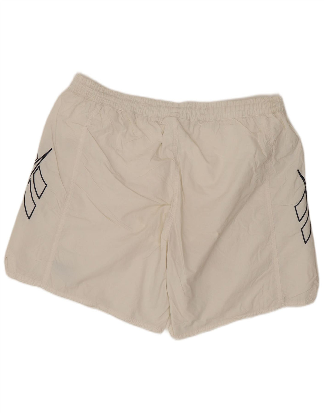 Shorts de natação masculinos REEBOK Classic Graphic grande poliéster branco