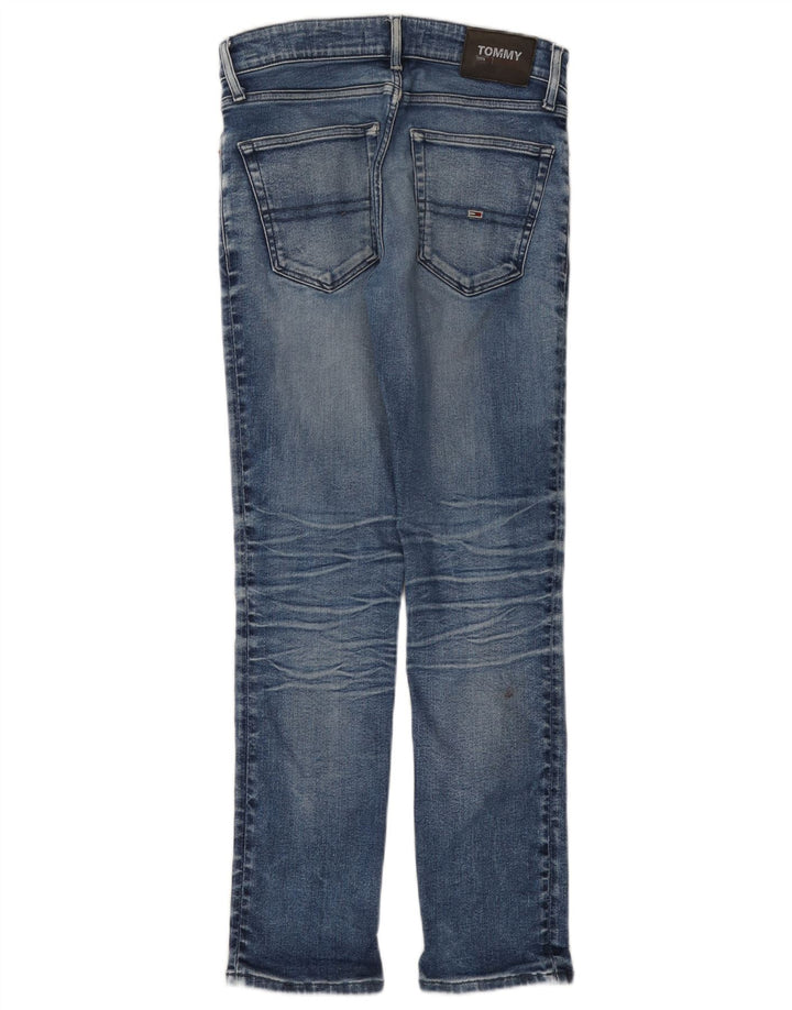 TOMMY HILFIGER Masculino Scanton Slim Jeans W30 L30 Azul Algodão