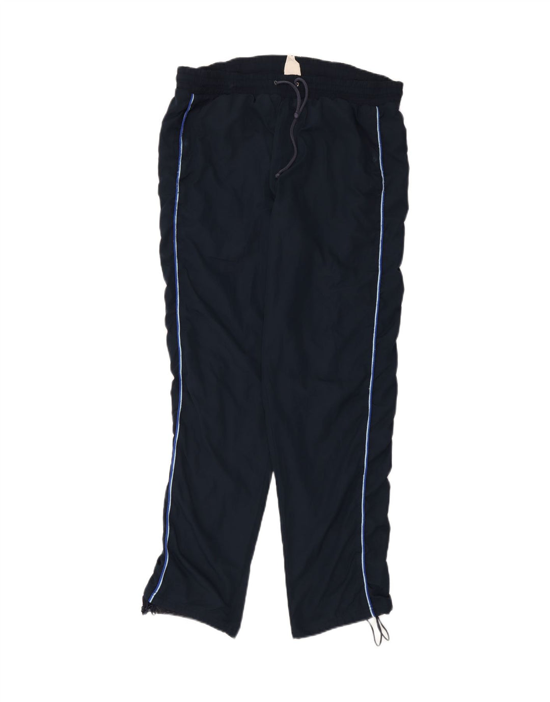 Calças de treino masculinas ADIDAS poliéster azul marinho médio