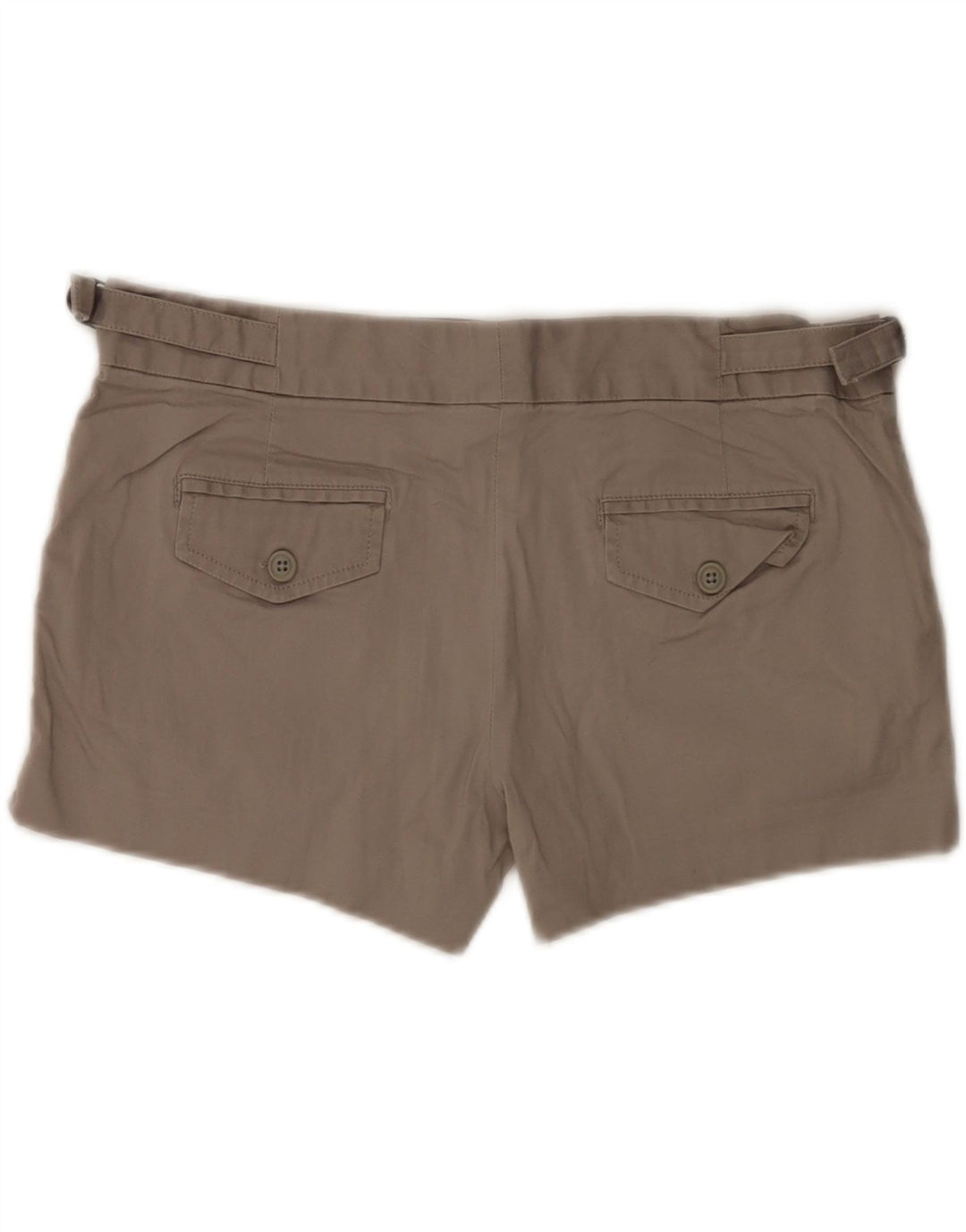 Shorts Chino Feminino Gap UK 12 Médio W32 Algodão Cinza