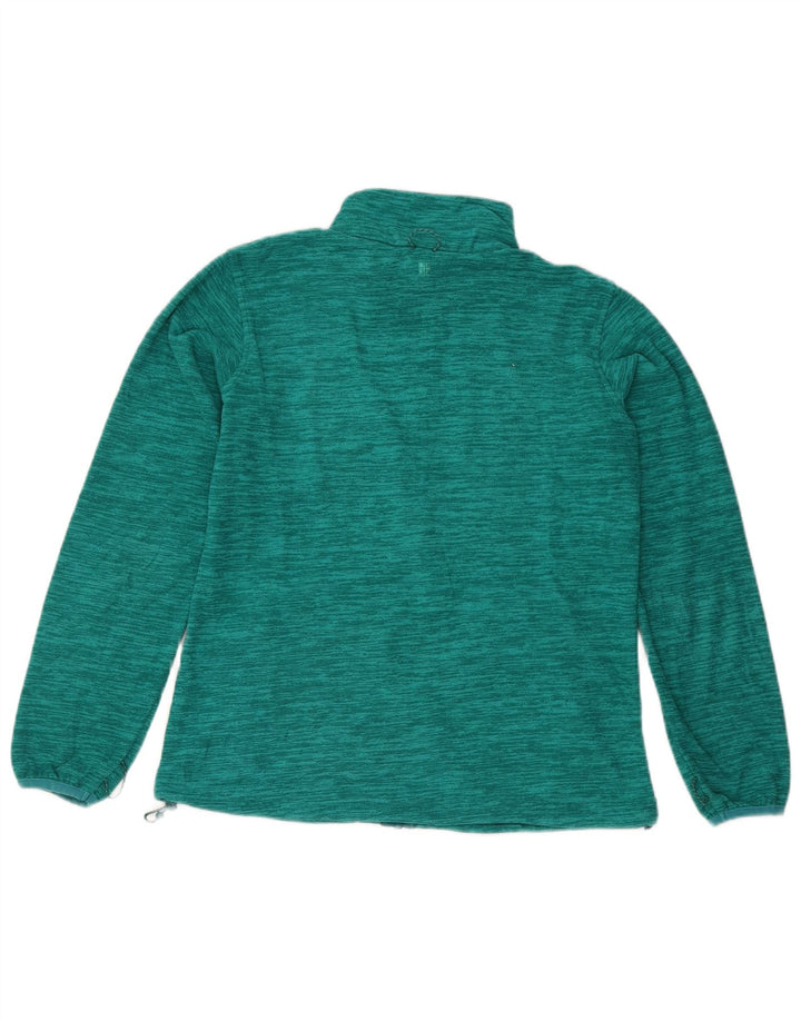 Jaqueta feminina de lã com forro Mountain Warehouse Reino Unido 10 verde pequeno manchado