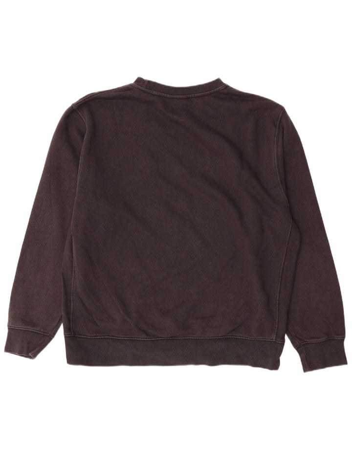 Nike masculino gráfico moletom jumper grande algodão preto