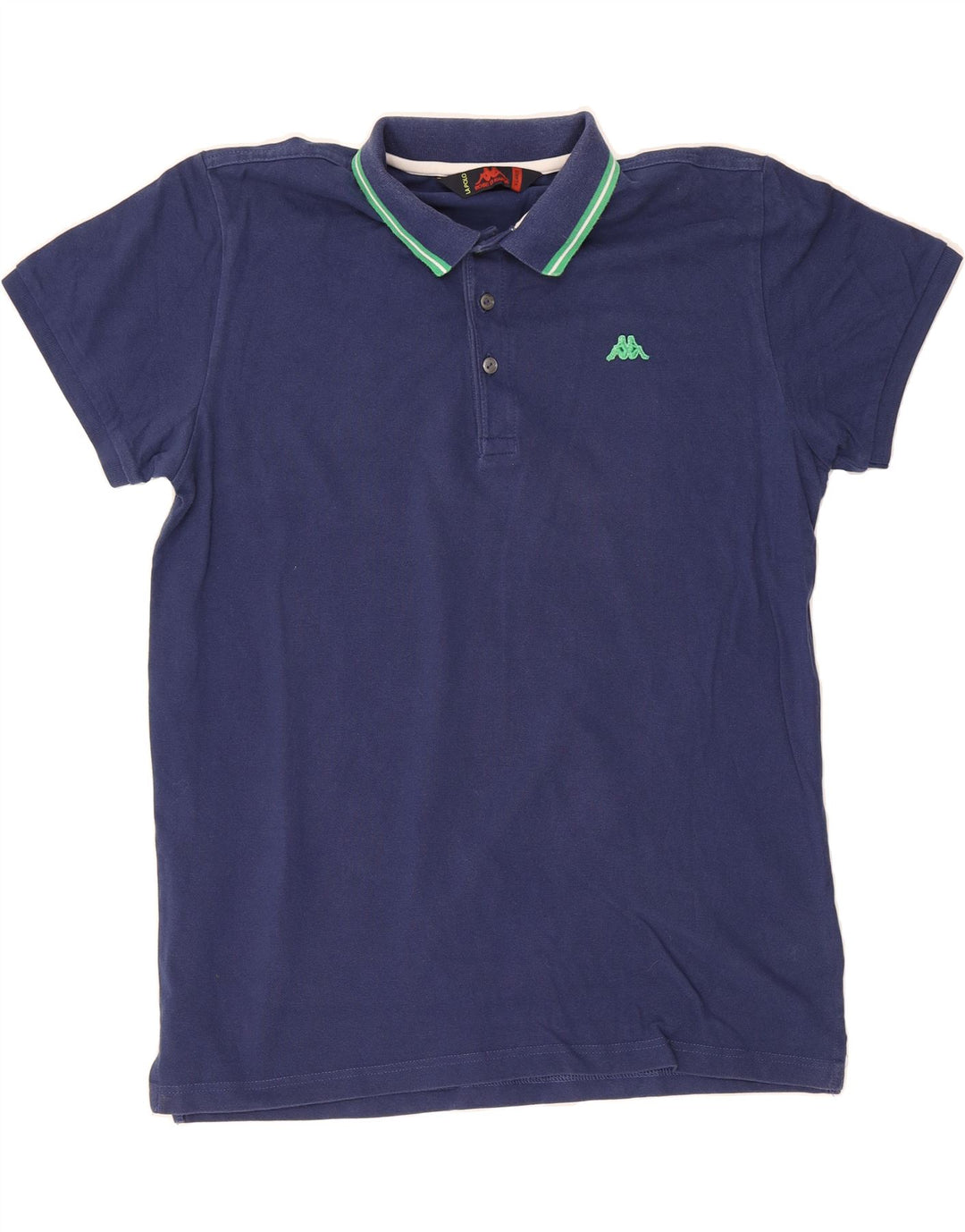 KAPPA Mens Polo Shirt XL Navy Blue Cotton Vintage Kappa and Second-Hand Kappa from Messina Hembry 