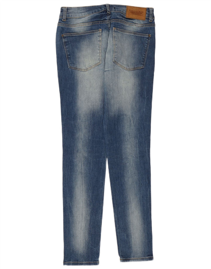 Zara Jeans Skinny Feminino EU 40 Médio W30 L30 Azul