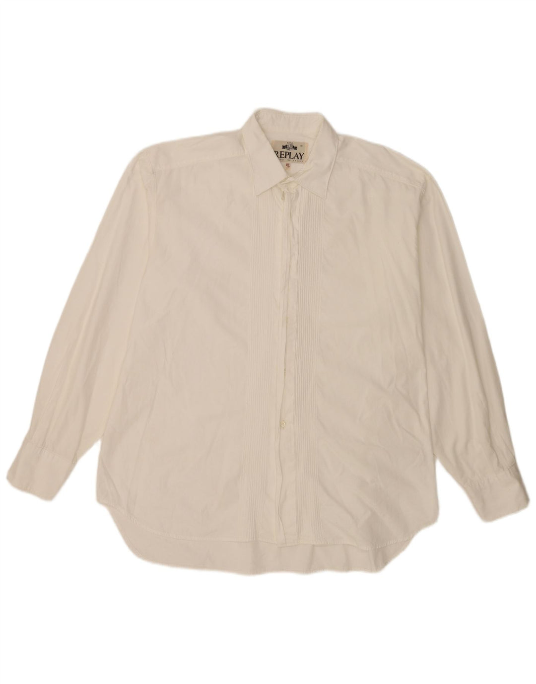 Camisa masculina Replay XL algodão branco