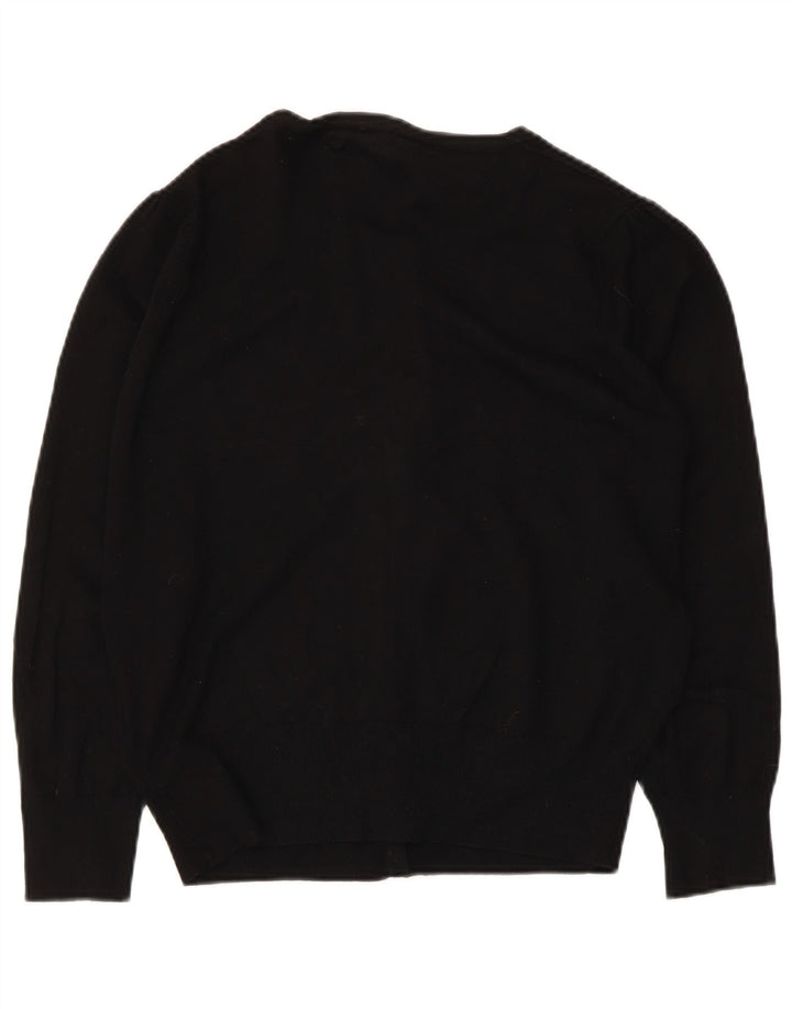 Suéter cardigã feminino Marks & Spencer UK 14 viscose preta média