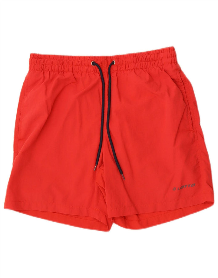 Shorts de natação masculino Lotto médio vermelho