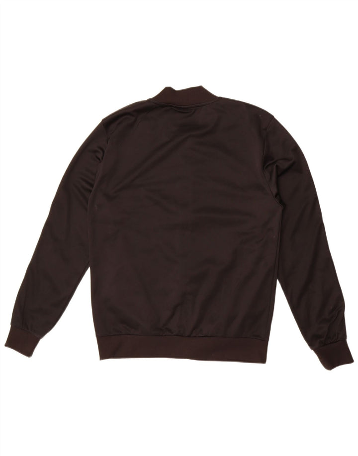 Fila Mens Graphic Tracksuit Top Jacket Pequeno Poliéster Preto