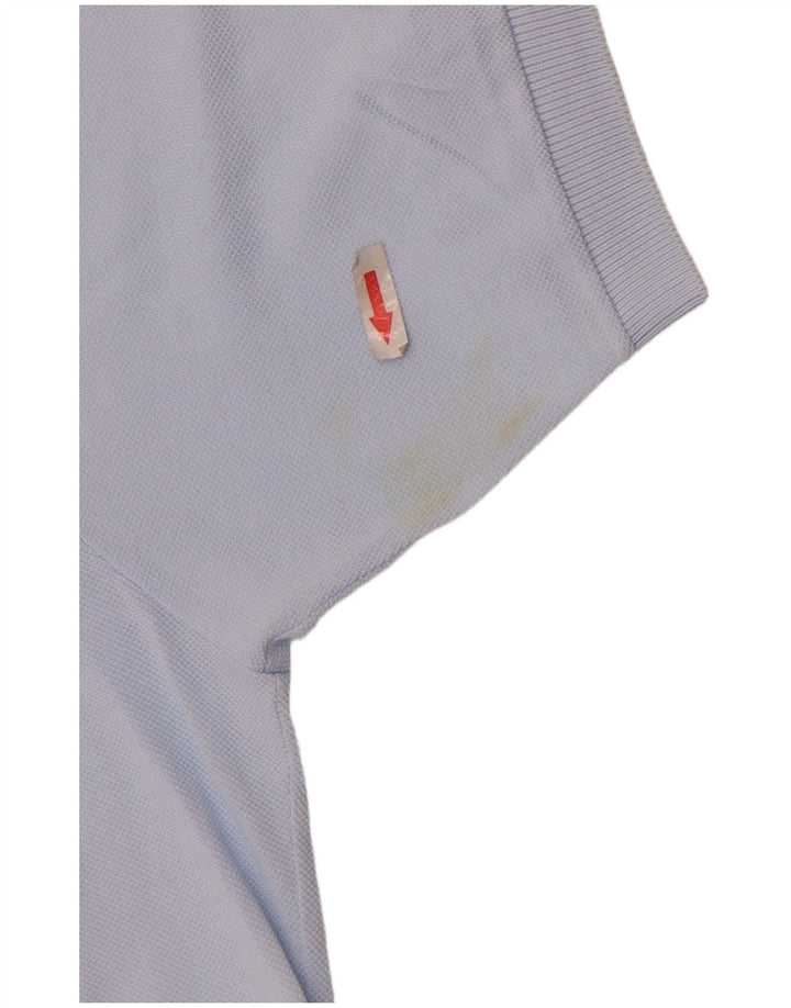 Camisa polo masculina Lacoste tamanho 6 XL azul