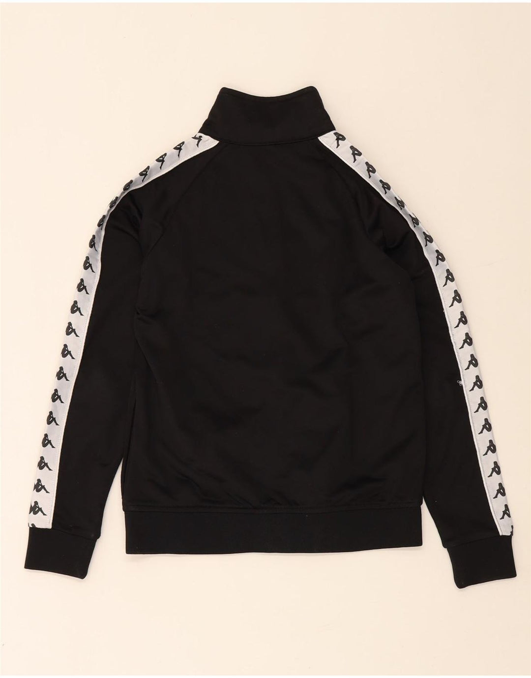 Jaqueta Kappa Boys Graphic Treino Top 13-14 Anos Preto Colorblock