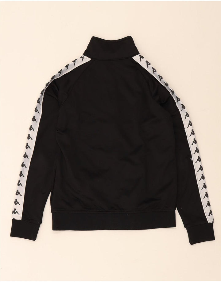 Jaqueta Kappa Boys Graphic Treino Top 13-14 Anos Preto Colorblock