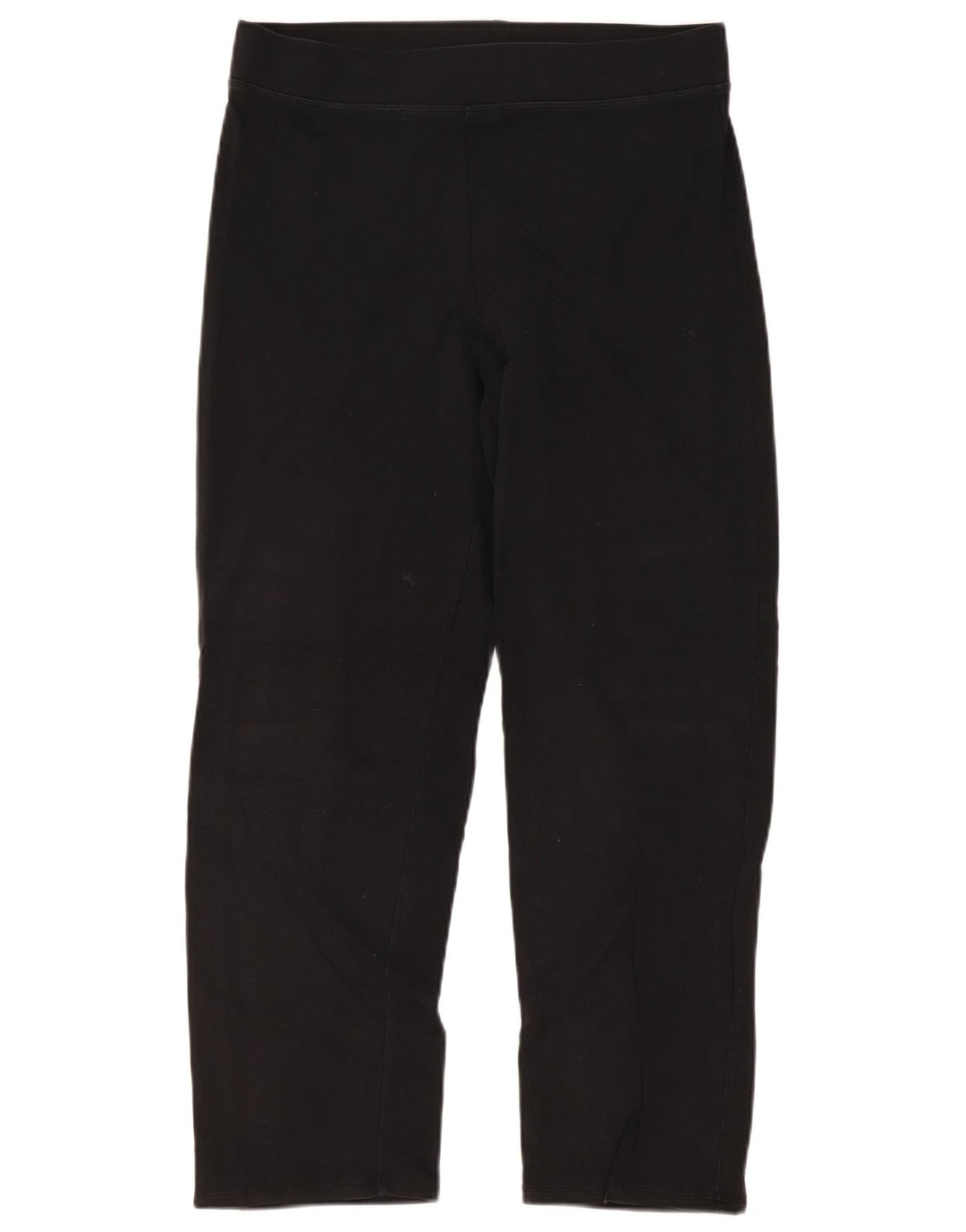 Leggings femininas Marks & Spencer Reino Unido 14 grande algodão preto