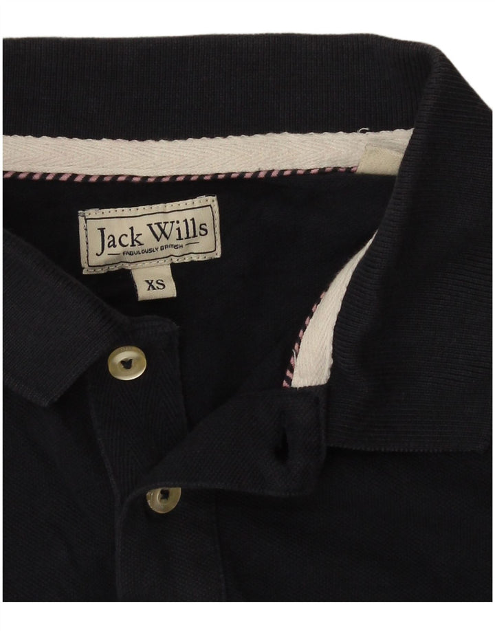 Camisa polo masculina Jack Wills XS azul marinho