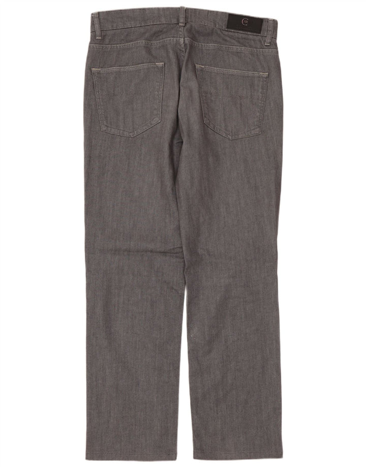 Calça jeans reta masculina Cerruti 1881 W33 L29 cinza