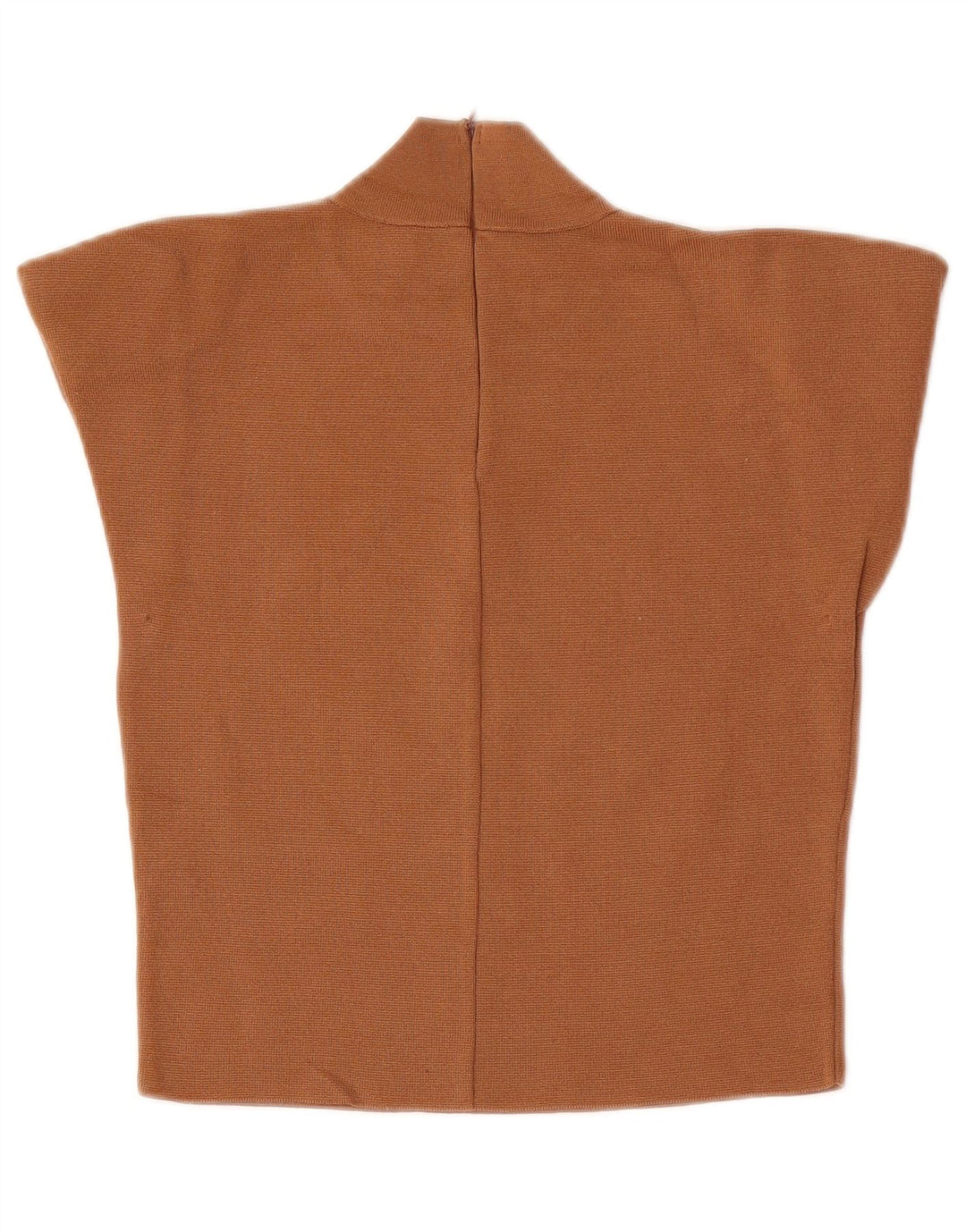 Blusa feminina Zara Top UK 12 viscose bege médio