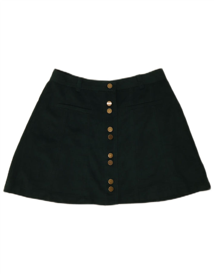 Zara Womens Trafaluc Mini Saia Pequena W26 Verde