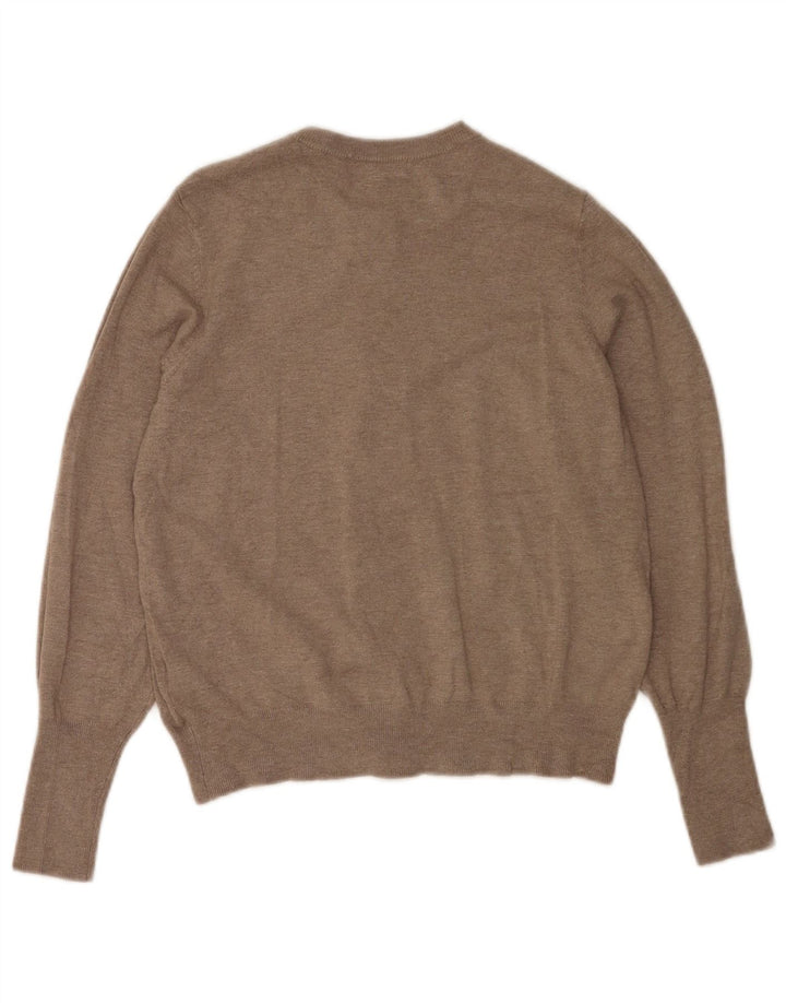 Suéter cardigã feminino Marks & Spencer Reino Unido 14 Viscose cinza médio