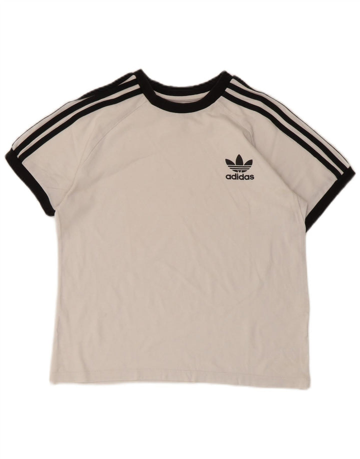 Camiseta Adidas Menino Top 11-12 Anos Médio Branco