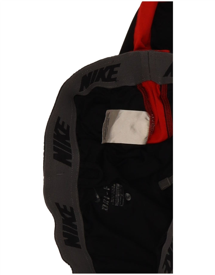 Shorts esportivos masculinos Nike Dri Fit grande poliéster colorblock preto