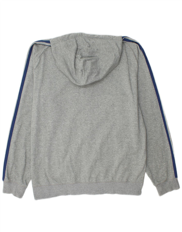 CHAMPION Suéter masculino com capuz e zíper gráfico 2XL cinza