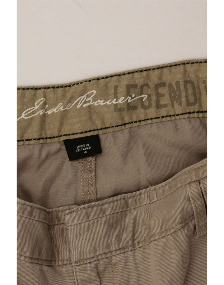 EDDIE BAUER Womens Chino Shorts US 18 2XL W38  Khaki Cotton Vintage Eddie Bauer and Second-Hand Eddie Bauer from Messina Hembry 