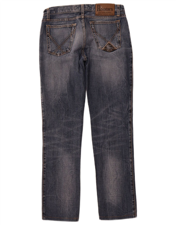 ROY ROGERS Jeans retos femininos W29 L30 algodão azul