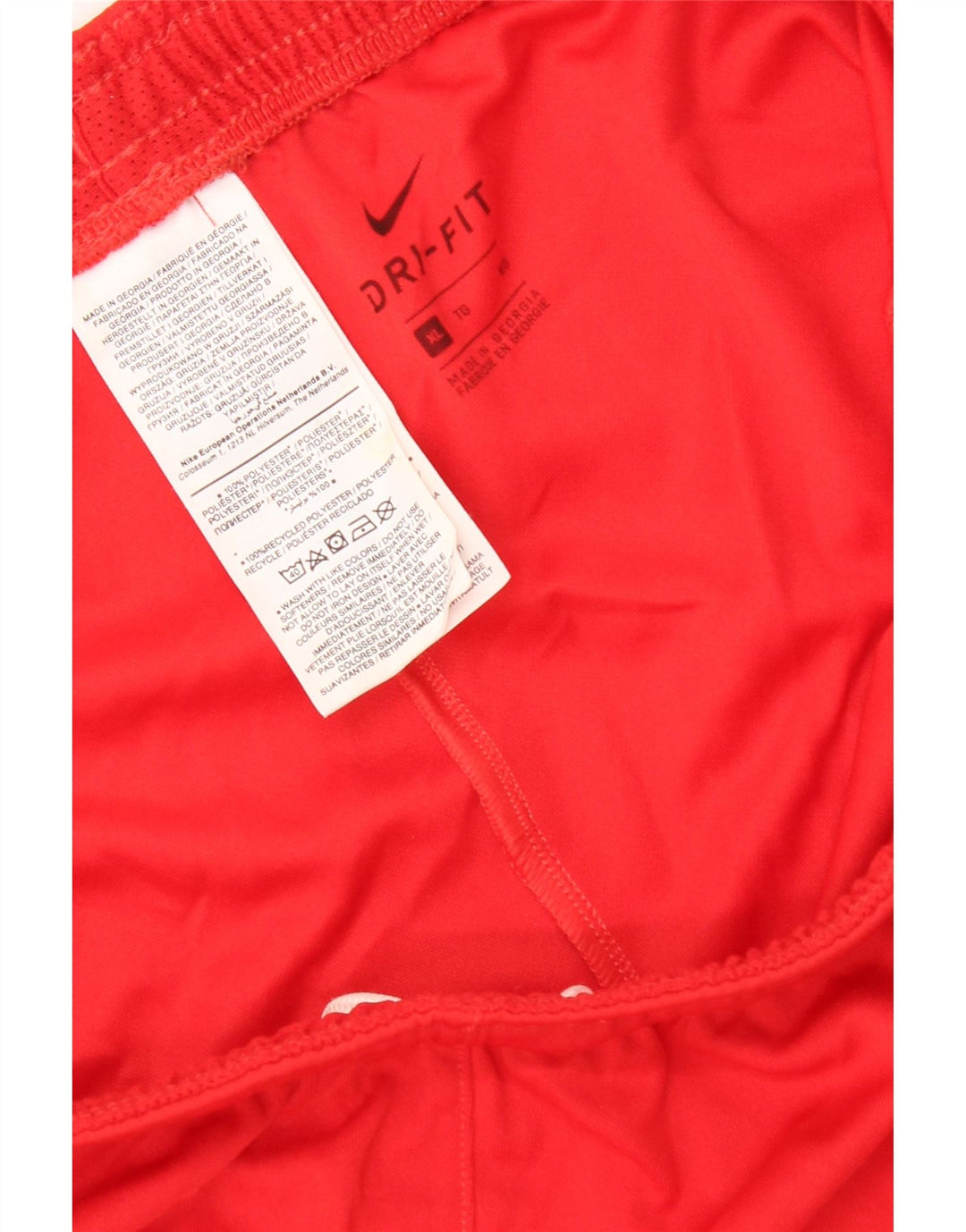 NIKE Masculino Dri Fit Sport Shorts XL Vermelho Poliéster