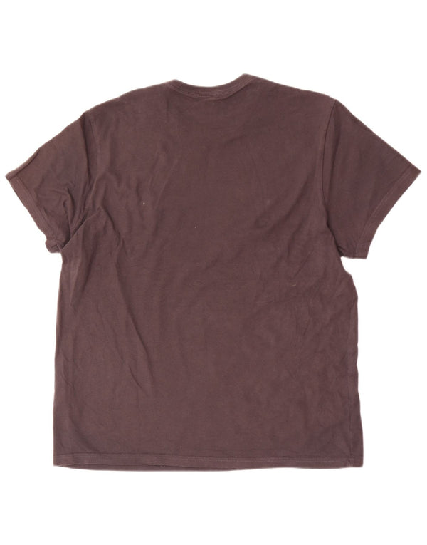 Jack Wills Mens Classic Fit Camiseta Top Médio Algodão Preto
