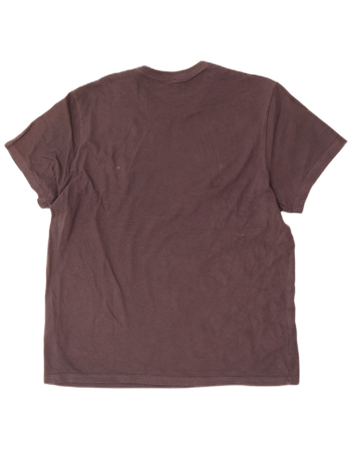 Jack Wills Mens Classic Fit Camiseta Top Médio Algodão Preto