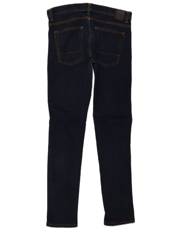 Zara Mens Jeans Super Skinny EU 44 Grande W34 L32 Azul Marinho