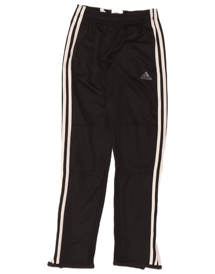 Calças de treino Adidas Boys Climalite 11-12 anos preto poliéster
