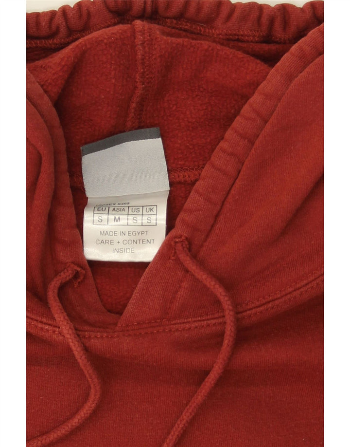 JACK WOLFSKIN Mens Graphic Hoodie Jumper Small Orange Cotton Vintage Jack Wolfskin and Second-Hand Jack Wolfskin from Messina Hembry 