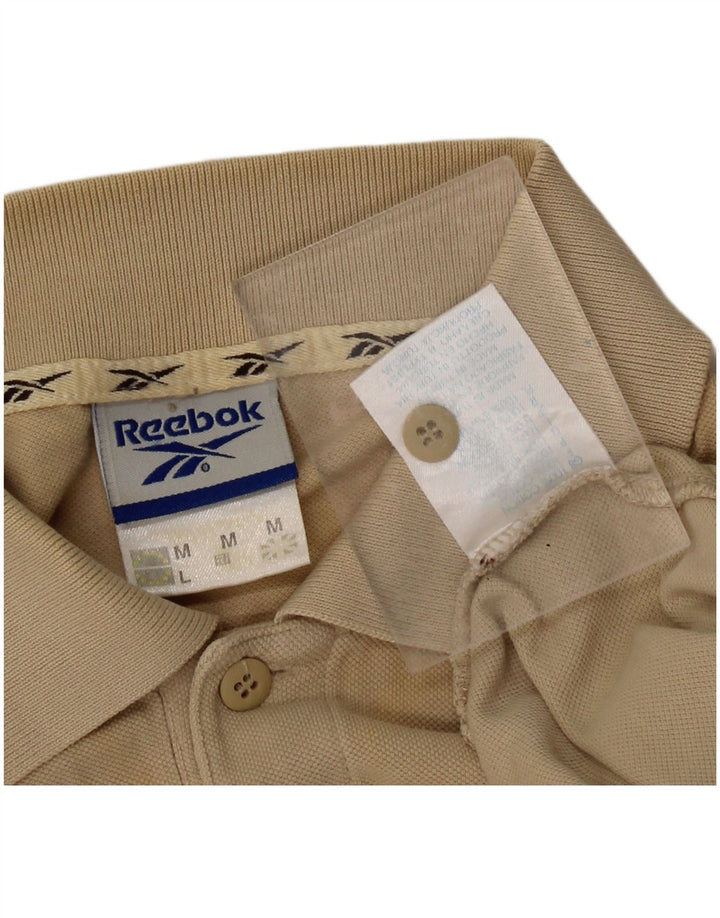 Camisa polo masculina REEBOK algodão bege médio