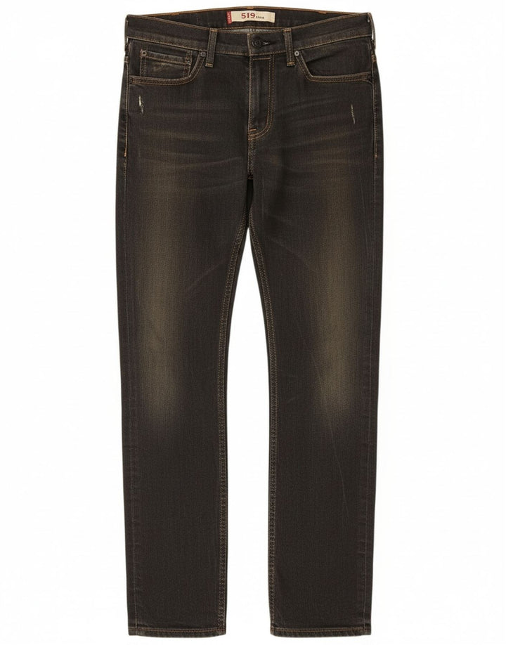 Calça jeans feminina LEVI'S 519 Slim W30 L33 preta