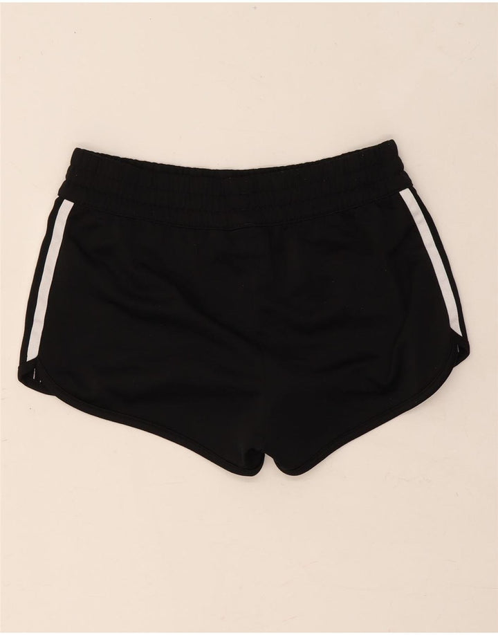 Shorts esportivos femininos Adidas UK 6 XS preto poliéster