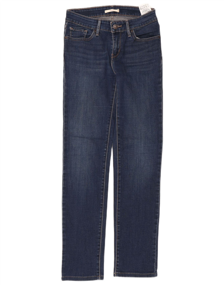 Calça jeans feminina Levi's 712 Slim W26 L29 azul algodão