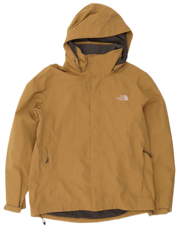 Jaqueta de chuva masculina com capuz The North Face UK 40 grande poliéster marrom