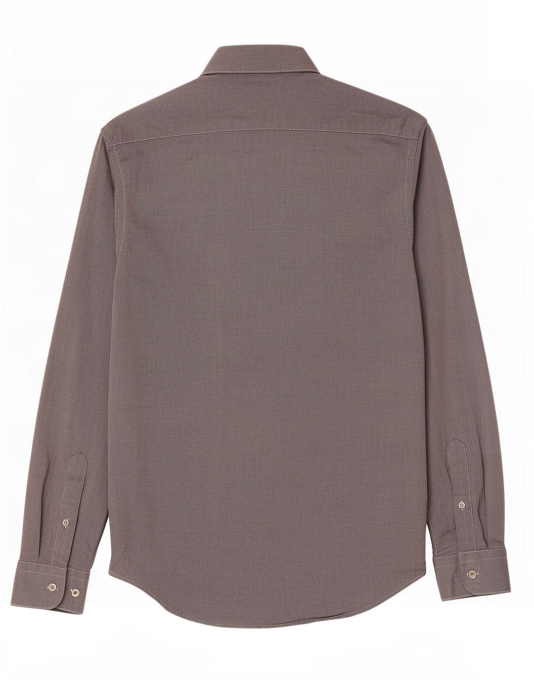 Camisa masculina Zara Regular Fit cinza médio algodão