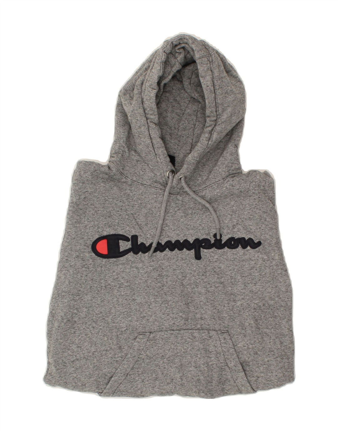 CHAMPION Womens Graphic Hoodie Jumper UK 6 XS Grey Cotton Vintage Champion and Second-Hand Champion from Messina Hembry 