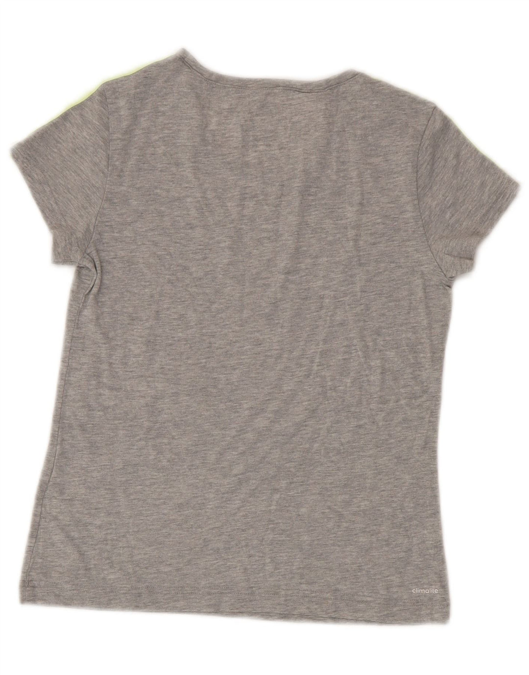 Camiseta Adidas Boys Climalite Top 11-12 Anos Cinza Poliéster