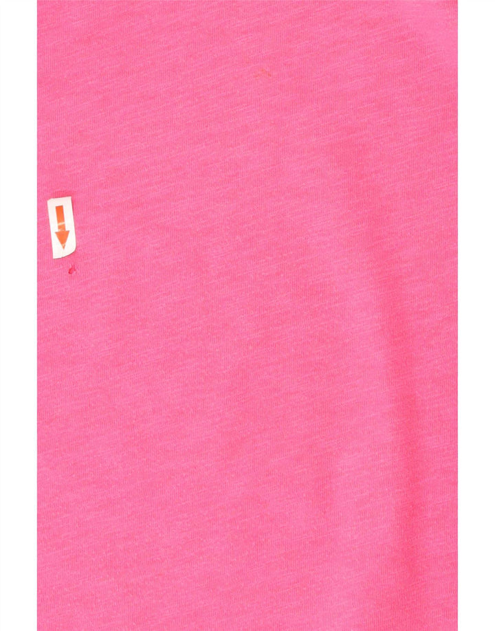 Camiseta masculina Joules Top 2XL algodão rosa