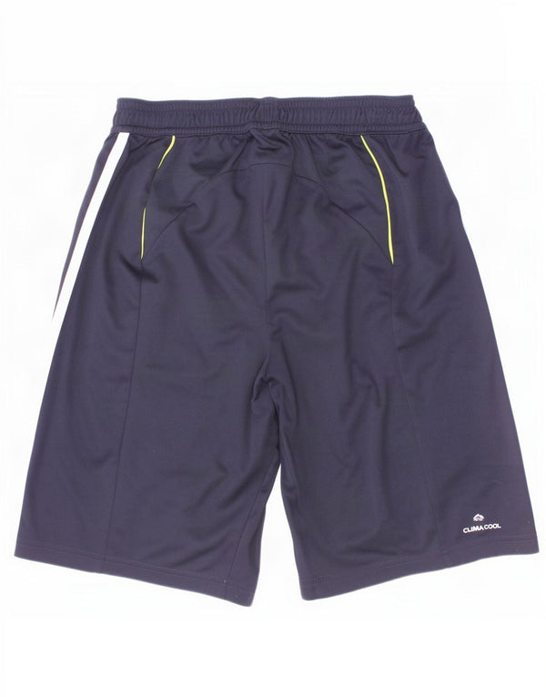 Calções desportivos Adidas Boys Climacool 13-14 anos azul marinho poliéster