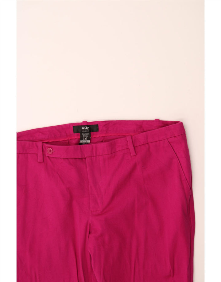 MOSSIMO Womens Slim Chino Trousers US 14 XL W38 L27 Pink Cotton Vintage Mossimo and Second-Hand Mossimo from Messina Hembry 