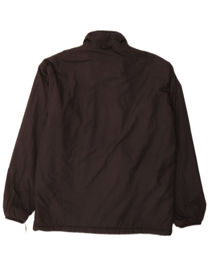 Jaqueta corta-vento masculina Jack Wolfskin Reino Unido 36/38 poliéster preto médio