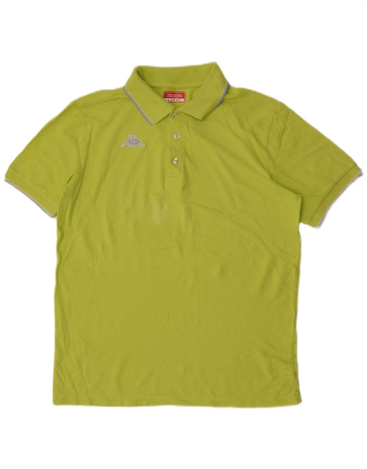 Camisa polo masculina Kappa grande verde