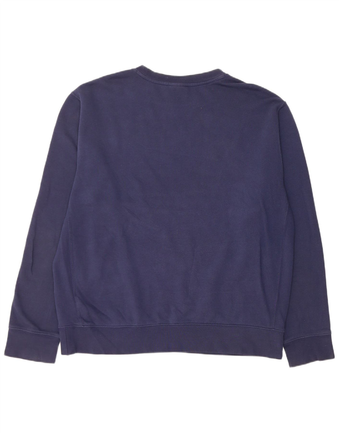 Moletom gráfico masculino Nike Jumper grande algodão azul marinho